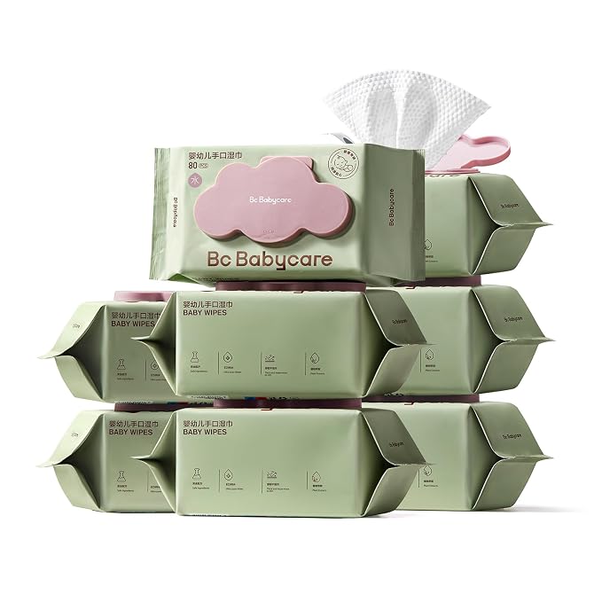 Bc Babycare Cloud Moist Baby Wipes, Thick & XL, 99% Water, Ultra-Hydrating by BCBABYCARE