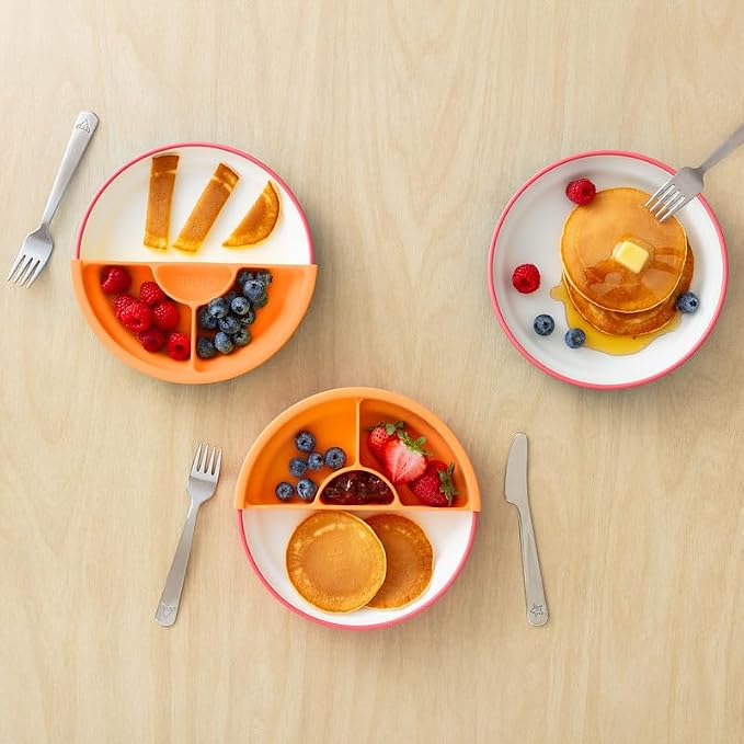 Omie® Easy Scoop Plates for Kids | Unique Design Helps Food Fall into the Spoon - Image 5