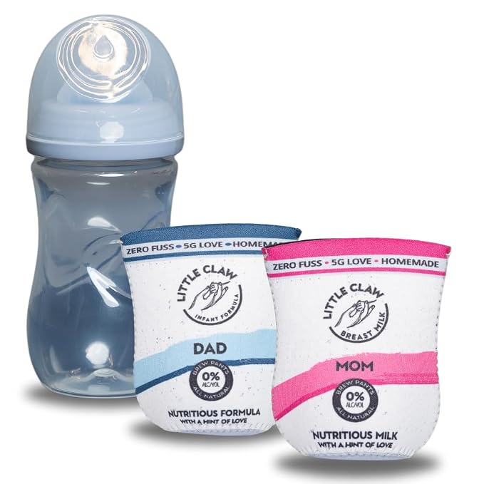 Hard Seltzer Themed Coozies for Baby Bottles by BrewPants