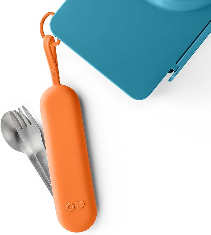 Omie OmieBox Travel Utensil Set | Fork and Spoon by Omie