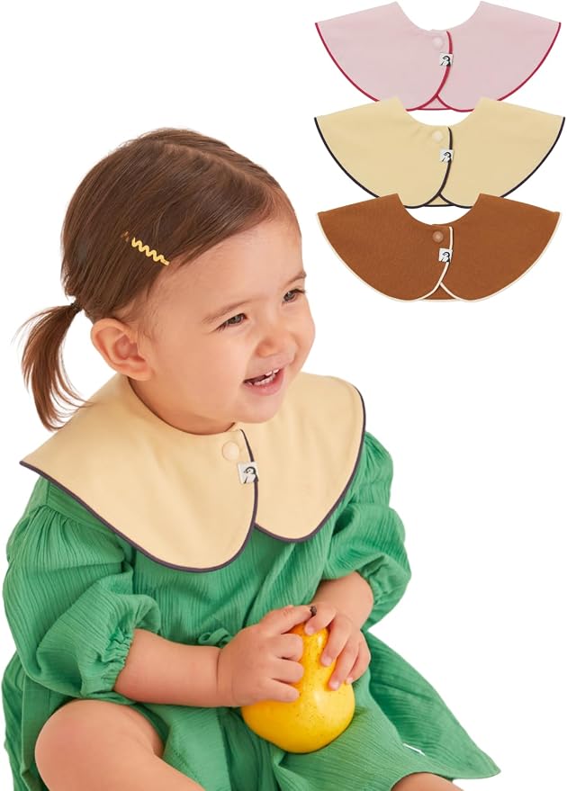 Konny Baby Bibs Set, 360 ​​° Rotate, Soft and Absorbent Bandana Drooling by Konny