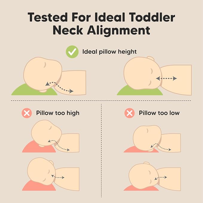 KeaBabies 2-Pack Toddler Pillow 13x18 - Image 6