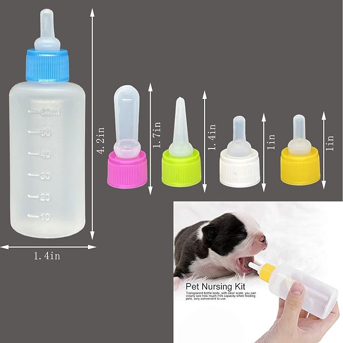 Pet Bottle Kit, Squeeze Liquid Replaceable Silicone Teat - Image 2