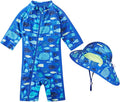 Toddler Baby Boys Swimsuit Rashguard One Piece Zipper Bathing Suit by Unknown