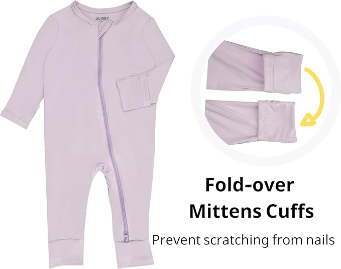 GUISBY Baby Pajamas with Mitten Cuffs - Image 2
