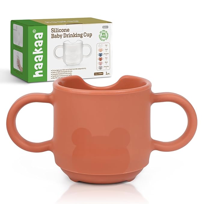 haakaa Silicone Baby Training Cup, Toddler Learning Open Cup by haakaa