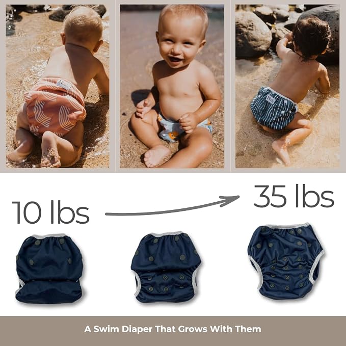Nora's Nursery Reusable Swim Diapers and Wet Bag - Image 3