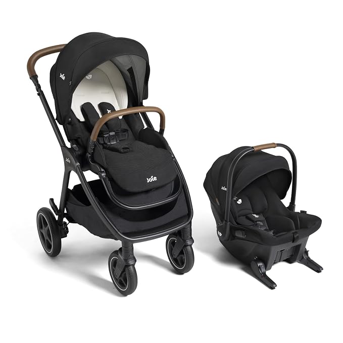 Joie Kava 3-in-1 Stroller and Mint Latch Car Seat Travel System by Joie