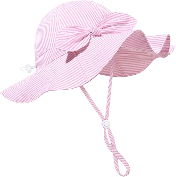 Baby Girl Sun Hat Summer Foldable Beach Hats by Weradau