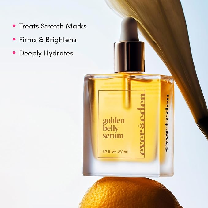 Evereden Golden Belly Serum, 1.7 fl oz. | Clean & Vegan Women's Belly Oil - Image 2