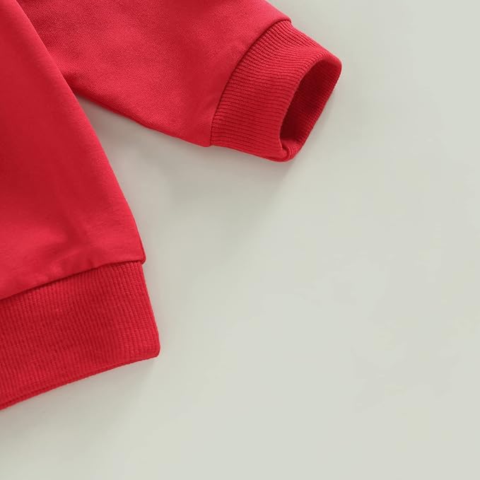 Toddler Baby Boy Clothes Solid Color Long Sleeve Crewneck Sweatshirt Top Casual - Image 4