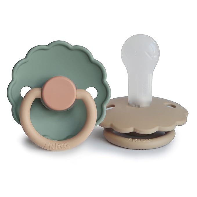 FRIGG Daisy SilkySoft Silicone Baby Pacifier | Made in Denmark | BPA-Free by mushie