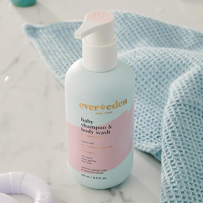 Evereden Baby Shampoo & Body Wash 2-in-1, 8.5 fl oz | Gentle, Fragrance-Free - Image 8