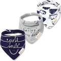 JN&LULU 3 Pack Newborn Baby Bibs Bandana Drool Bibs by JNLULU