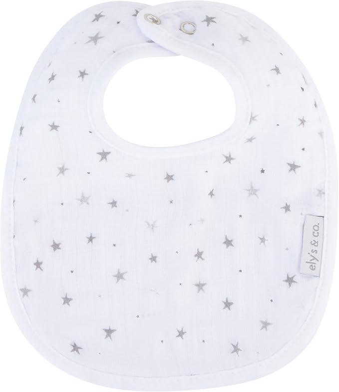 Ely's & Co. 100% Cotton Muslin Bib - Image 5
