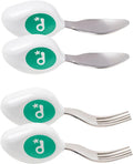 doddl Toddler Utensils, Ergonomic Fork and Spoon Set by doddl