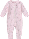 Owlivia Organic Cotton Baby Boy Girl Zip up Sleep 'N Play Pjs, Long Sleeve by Owlivia