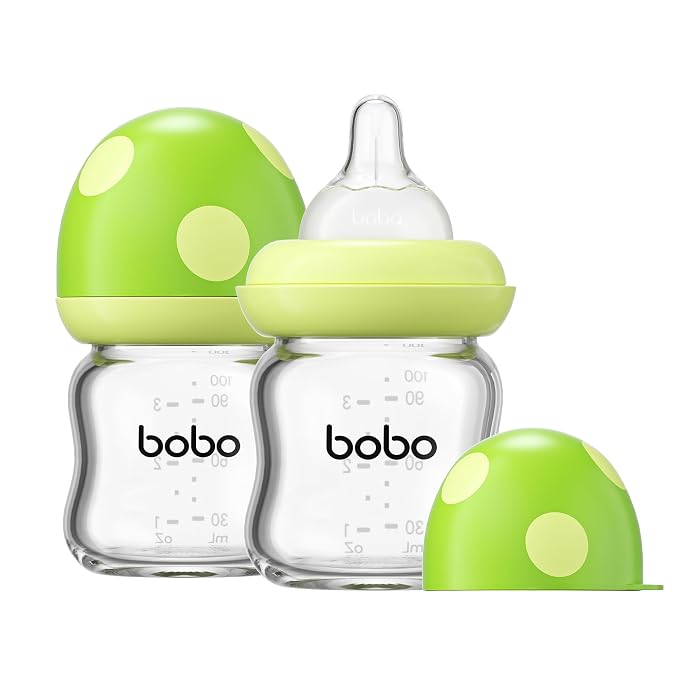 YOHKOH Natural Glass Baby Bottle by Home