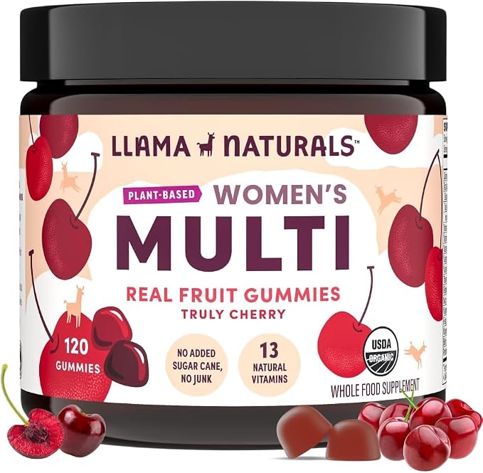 Llama Naturals Multivitamin for Women, Organic Gummies by LlamaNaturals