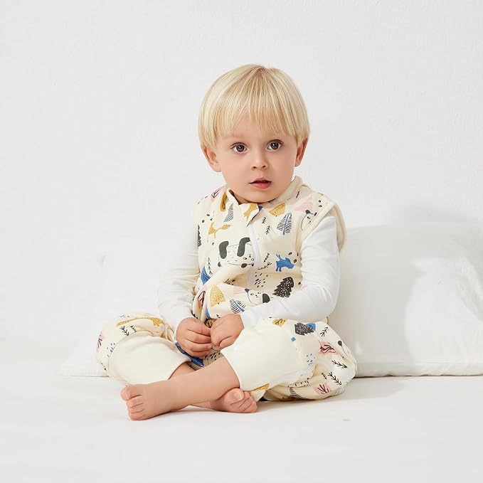 Duomiaomiao 2.5 TOG Toddler Sleep Sack 3-4T 100% Cotton Winter Side Open Zipper - Image 4