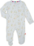 Magnetic Me Boys Modal Magnetic Baby Footie Pajamas | Silky Soft Modal Fabric | by magneticme