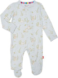 Magnetic Me Boys Modal Magnetic Baby Footie Pajamas | Silky Soft Modal Fabric | by magneticme