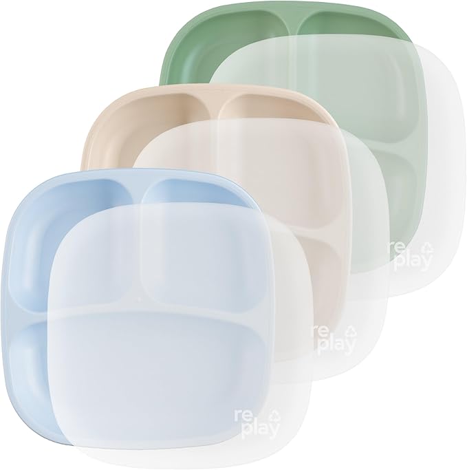 Re-Play Toddler Plates with Dividers by Re-Play