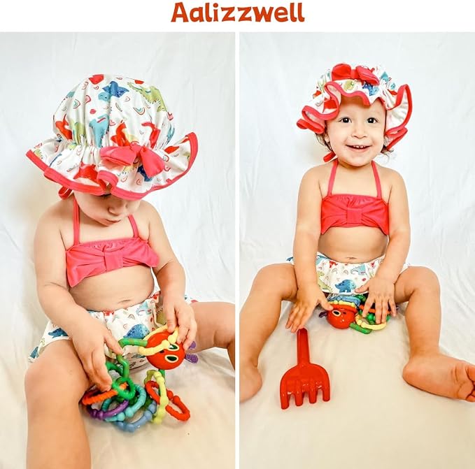Aalizzwell Baby Girl 2-Piece Bikini Swimsuit - Image 2