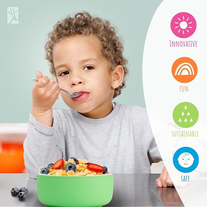 Elk and Friends Kids Porcelain Bowls - Image 8
