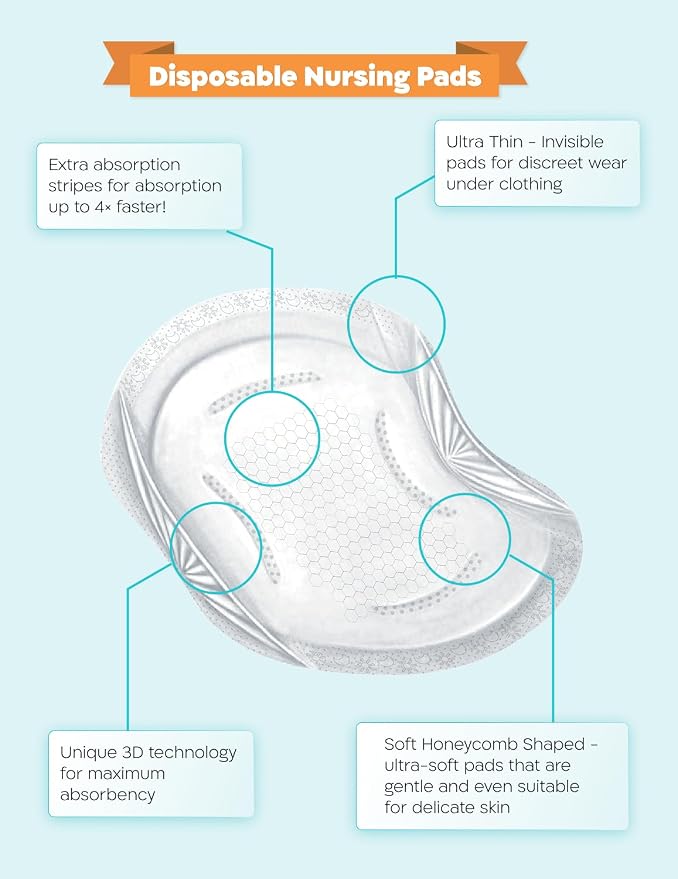 60-Pack Disposable Nursing Pads - Image 6