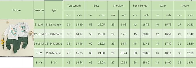 Nyapruwe Toddler Baby Boy Fall Outfit Funny Print Long Sleeve Sweatshirt - Image 8