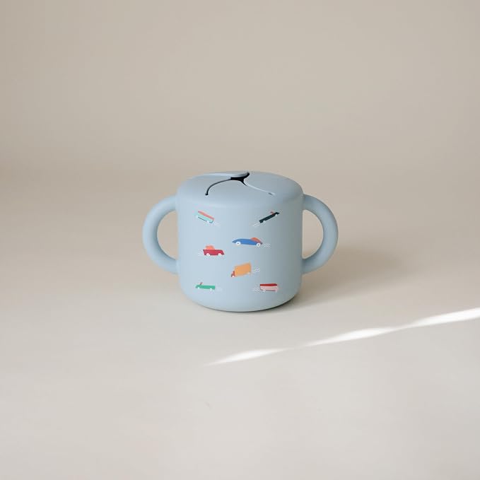 mushie Silicone Snack Cup | Spill Proof Food Container - Image 2