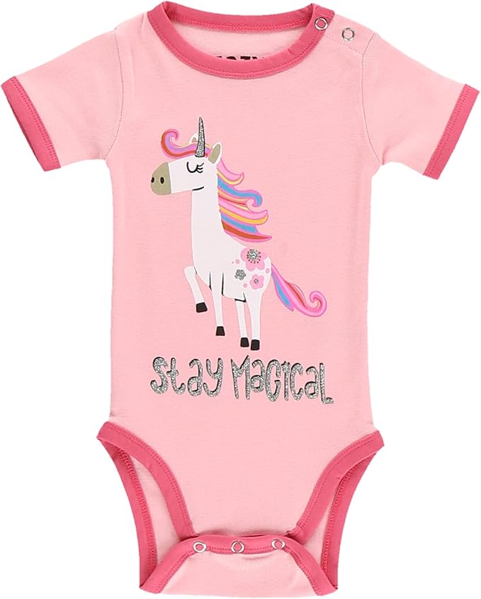 Lazy One Cute Unisex Baby Bodysuit, Cute Animal Designs, 6-18 Months by LazyOne