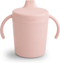 mushie Trainer Sippy Cup | Made in Denmark | Leak Resistant Twist-Off Lid & by mushie