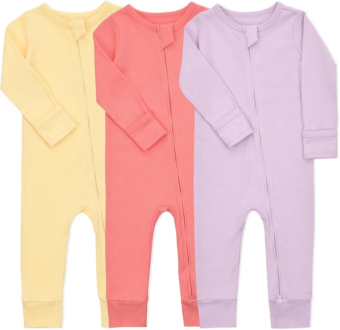Aablexema Baby Cotton Fooltess Pajamas by Aablexema