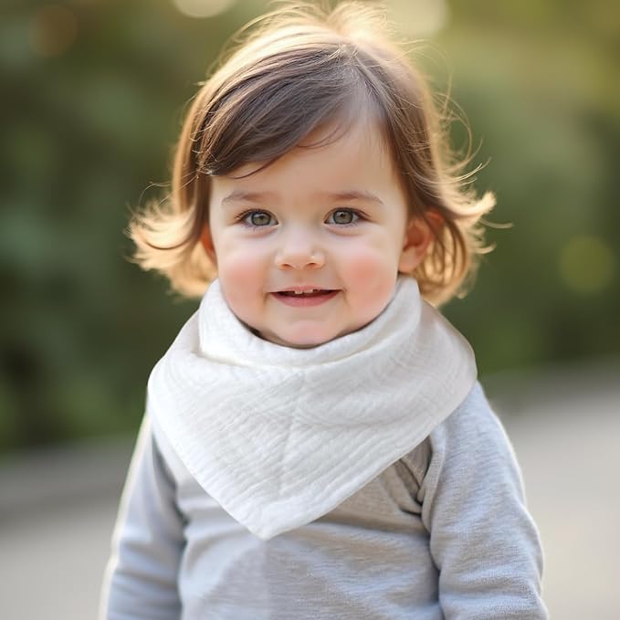 Baby Bibs Muslin Drool Teething Drooling Bibs - Image 5