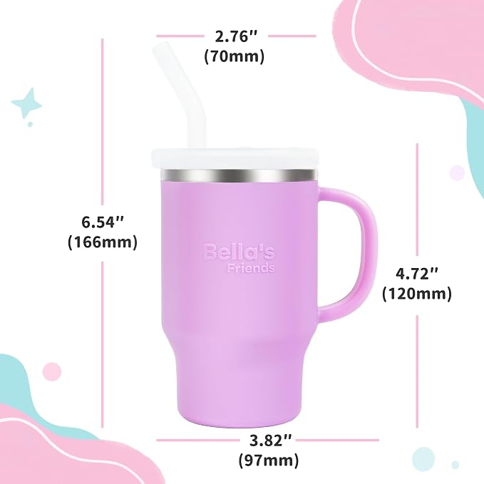 Bella's Friends Handy Mini Tumbler – Adorable 9 oz Sippy Cup - Image 3