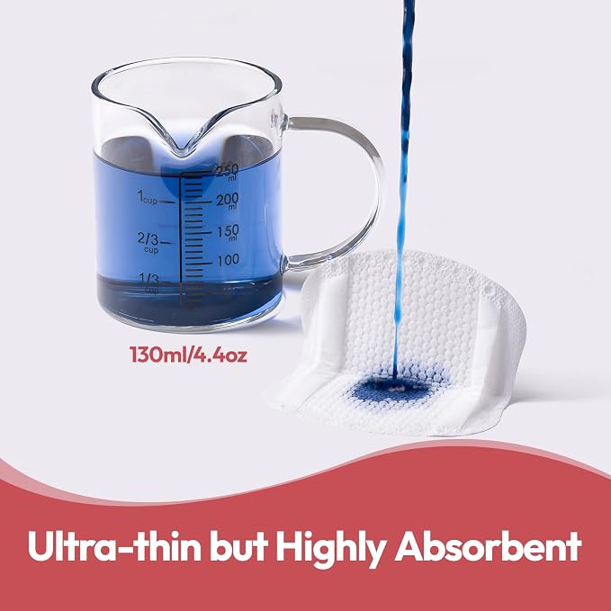 NCVI Disposable Ultra-Thin Nursing Pads 110 Count, Highly Absorbent Breast Pads - Image 3