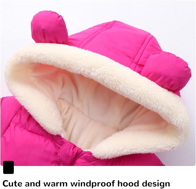 Newborn Baby Snowsuit Cute Boy Clothes Toddler Girl Snow Suits Jacket - Image 3