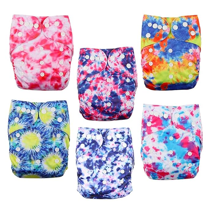 wegreeco Cloth Diapers 6 Pack - Image 2
