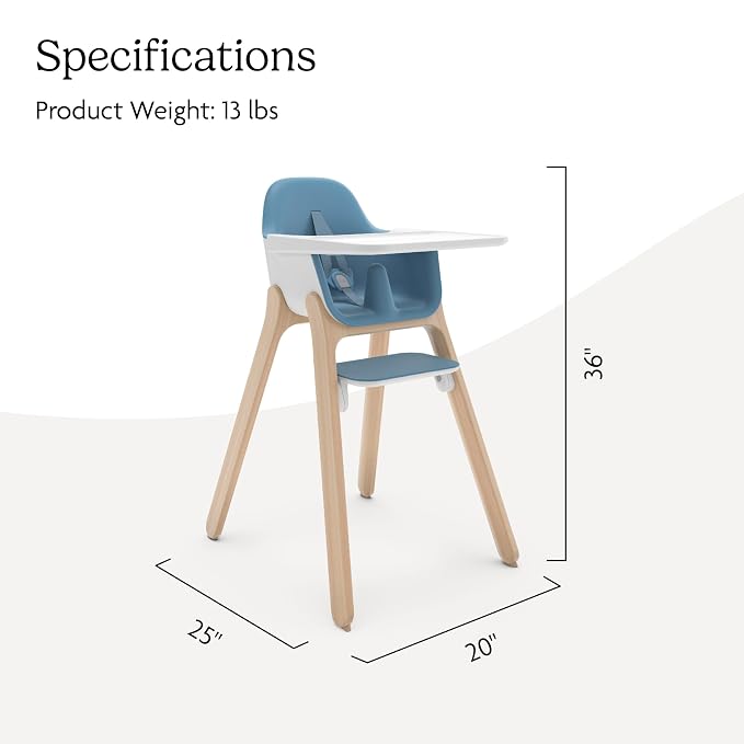 UPPAbaby Ciro High Chair/Sleek, Easy-to-Clean Design/Perfect-Fit Tray to Bring - Image 7