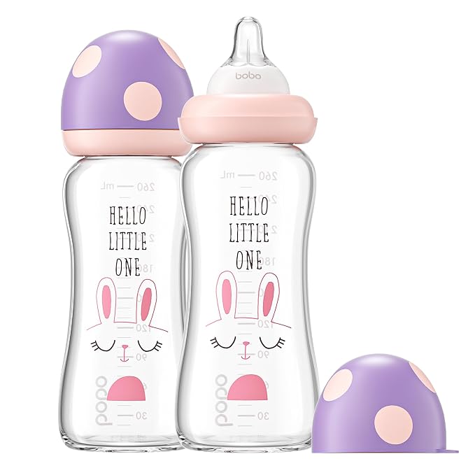 YOHKOH Natural Glass Baby Bottle by Home