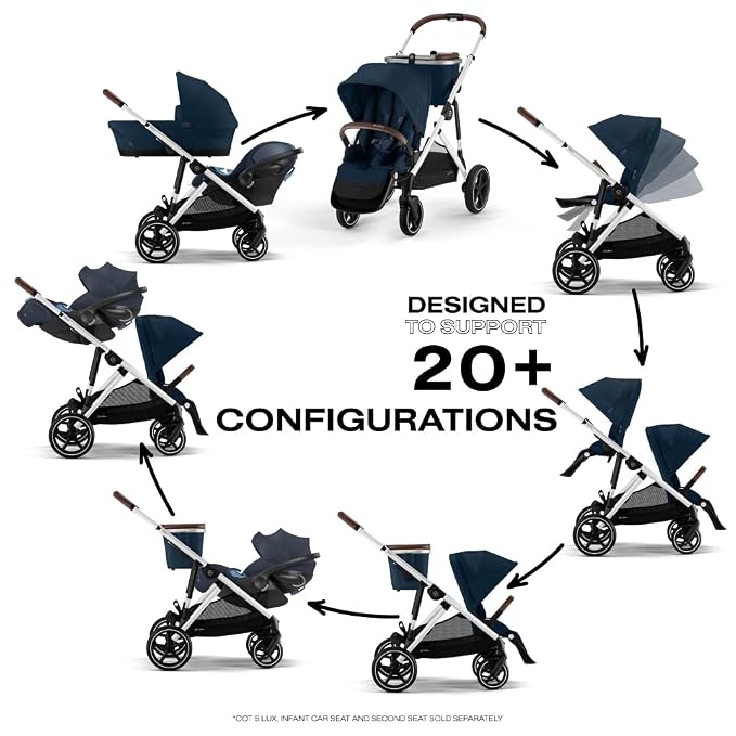 Cybex Gazelle S Stroller Modular Double Stroller - Image 6