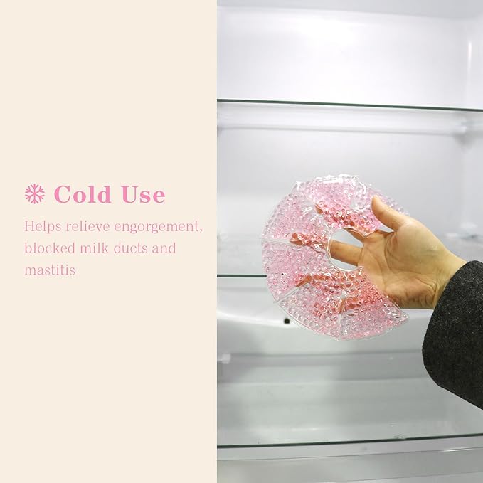 Hot/Cold Breast Gel Bead Ice Packs Breast Cooling/Heat Pads Relief - Image 7