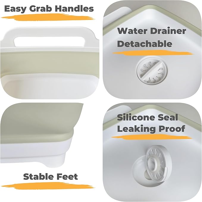 Collapsible Wash Basin for Baby Bottles - Image 4