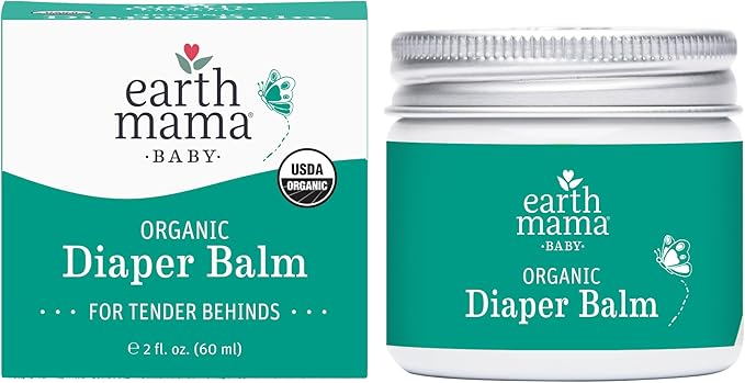 Earth Mama Organic Diaper Balm 2-Ounce | Diaper Cream by EarthMamaOrganics