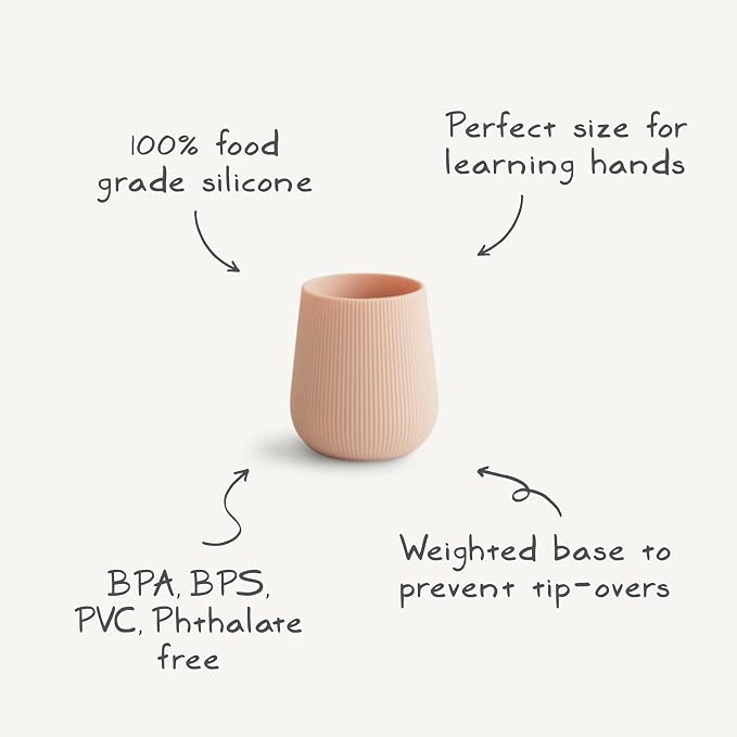 mushie Silicone Baby Starter Training Cup | 6 Months+ - Image 7