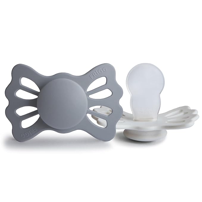 FRIGG Lucky Symmetrical SilkySoft Silicone Baby Pacifier | Made in Denmark | by mushie