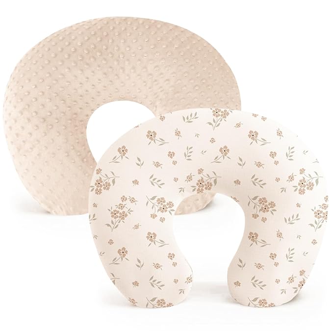 Konssy 2 Pack Nursing Pillow Covers, Soft and Comfortable Nursing Cover by Konssy