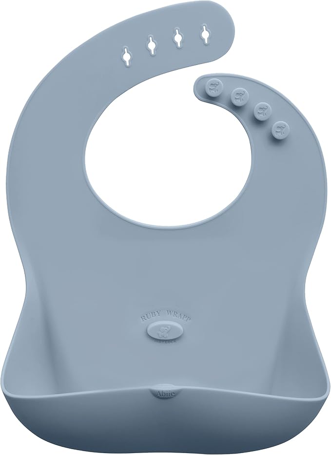 Abiie Ruby Wrapp Silicone Bibs for Babies by Abiie